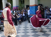 Baile de Folclore durante apertura Usina